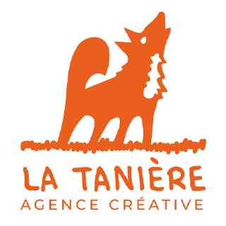 Logo La Tanière, agence créative.