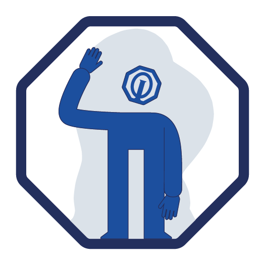 Pictogramme Optimiste neutre.